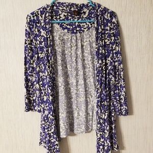 Womens hi low open shirt